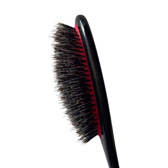 Denman D81M Style and Shine Brush Bristles Plastic Handle Black Detangle UK NEW - Picture 5 of 6